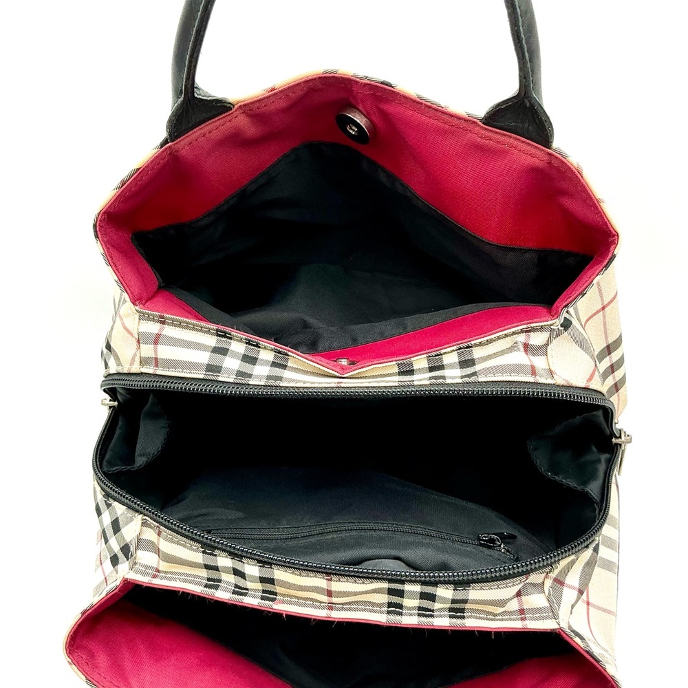 Burberry Nylon Nova Check Handbag #1079 - Picture 6 of 6